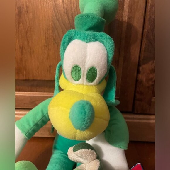 Disney Goofy Lime Green Sega Plush 16” Stuffed Animal Toy - Picture 4 of 8